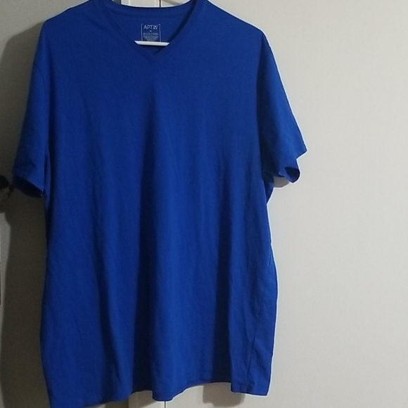 Blue V Neck Shirt - Picture 3 of 3